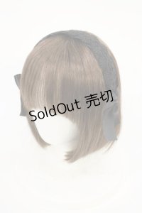 m petit by misako / レースリボンカチューシャ  ブラック H-25-07-01-1003-LO-AC-YZ-ZH