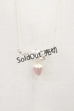 画像1: m petit by misako / いちごフラワーネックレス  ゴールド H-25-07-01-1023-LO-AC-YZ-ZH