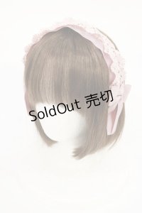 m petit by misako / レースリボンカチューシャ  ピンク H-25-07-01-1004-LO-AC-YZ-ZH