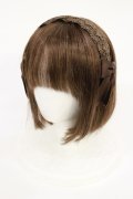 m petit by misako / レースリボンカチューシャ  ブラウン H-25-07-01-1005-LO-AC-NS-ZH