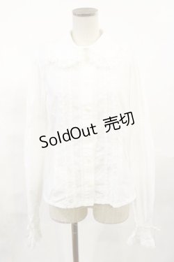画像1: BABY,THE STARS SHINE BRIGHT / 後ろピンタックブラウス free 白 H-25-07-01-1030-BA-BL-NS-ZH