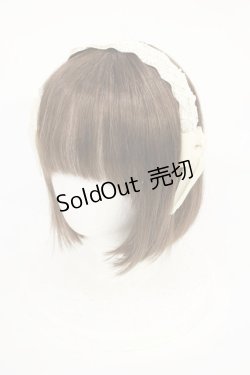 画像1: m petit by misako / レースリボンカチューシャ  アイボリー H-25-07-01-1006-LO-AC-YZ-ZH