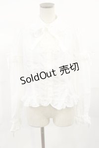 Angelic Pretty / プリンセスレースジャボブラウス Free オフ H-25-07-01-1031-AP-BL-NS-ZH