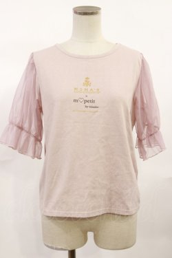 画像1: m petit by misako / NINA'Sコラボプルオーバー M ピンク H-25-07-01-1036-LO-TO-YZ-ZH