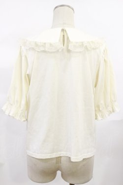 画像2: m petit by misako / NINA'sコラボ襟付きプルオーバー M アイボリー H-25-07-01-1037-LO-TO-YZ-ZH