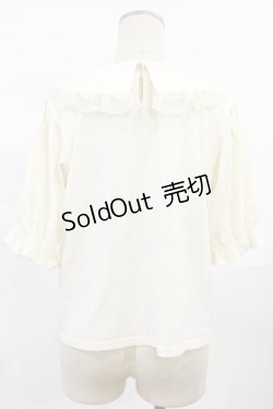 画像2: m petit by misako / NINA'sコラボ襟付きプルオーバー M アイボリー H-25-07-01-1037-LO-TO-YZ-ZH