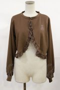m petit by misako / NINA'sコラボ ボレロ M ブラウン H-25-07-01-1038-LO-JA-YZ-ZH