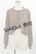 m petit by misako / NINA'sコラボ ボレロ M ブラウン H-25-07-01-1038-LO-JA-YZ-ZH