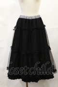 m petit by misako / NINA'S RVパニエスカート M ブラック/ギンガム H-25-07-01-1039-LO-SK-YZ-ZH