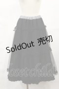 m petit by misako / NINA'S RVパニエスカート M ブラック/ギンガム H-25-07-01-1039-LO-SK-YZ-ZH