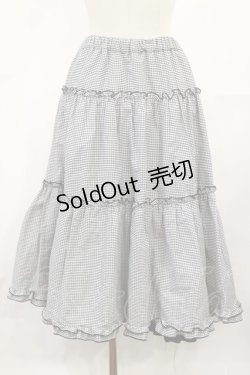 画像4: m petit by misako / NINA'S RVパニエスカート M ブラック/ギンガム H-25-07-01-1039-LO-SK-YZ-ZH