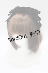 Melody BasKet / ベルベットリボンクリップ  ブラック H-25-07-01-063-LO-AC-KB-ZH