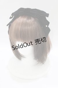 Melody BasKet / ベルベットリボンクリップ  ブラック H-25-07-01-063-LO-AC-KB-ZH