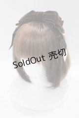 Melody BasKet / ベルベットリボンクリップ  ブラウン H-25-07-01-064-LO-AC-KB-ZH