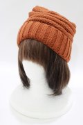 NieR Clothing / オリジナルニットキャップ  テラコッタブラウン H-25-07-01-068-PU-AC-KB-ZH