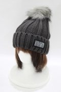 NieR Clothing / ポンポン付きニット帽  グレー H-25-07-01-069-PU-AC-KB-ZH