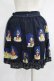 画像3: Jane Marple / Old Englandのデコパージュスカート  ネイビー H-25-07-01-009-JM-SK-KB-ZH (3)