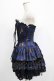 画像2: ATELIER PIERROT / "Diamond Circus"ミニコルセットワンピース  紺 H-25-07-01-010-EL-OP-KB-ZH (2)