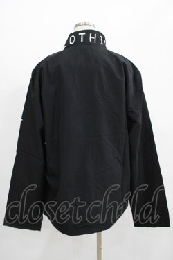 画像3: NieR Clothing / 切替リングZIPブルゾン  黒×シルバー H-25-07-01-011-PU-JA-KB-ZH