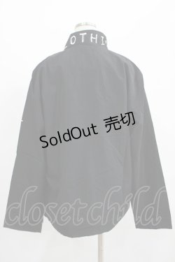 画像3: NieR Clothing / 切替リングZIPブルゾン  黒×シルバー H-25-07-01-011-PU-JA-KB-ZH