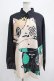 画像1: NieR Clothing / プリントLONG SHIRT  黒×ミケ×シエル H-25-07-01-012-PU-BL-KB-ZH (1)
