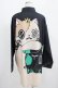 画像3: NieR Clothing / プリントLONG SHIRT  黒×ミケ×シエル H-25-07-01-012-PU-BL-KB-ZH (3)