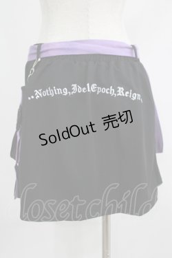 画像3: NieR Clothing / ウエストポーチ×ベルト×インパン付きCYBER DESIGN SKIRT  黒×紫 H-25-07-01-015-PU-SK-KB-ZH
