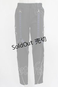 NieR Clothing / ガーターハーネス風パンツ  黒 H-25-07-01-016-PU-PA-KB-ZH