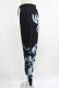 画像2: NieR Clothing / プリントSWEAT PANTS  黒 H-25-07-01-017-PU-PA-KB-ZH (2)
