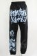 画像3: NieR Clothing / プリントSWEAT PANTS  黒 H-25-07-01-017-PU-PA-KB-ZH (3)