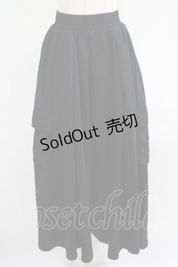 画像1: NieR Clothing / SIDE POCKET WIDE PANTS  黒 H-25-07-01-018-PU-PA-KB-ZH