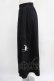 画像2: NieR Clothing / SIDE POCKET WIDE PANTS  黒 H-25-07-01-018-PU-PA-KB-ZH (2)