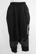 NieR Clothing / サルエルジャージパンツ  黒 H-25-07-01-019-PU-PA-KB-ZH
