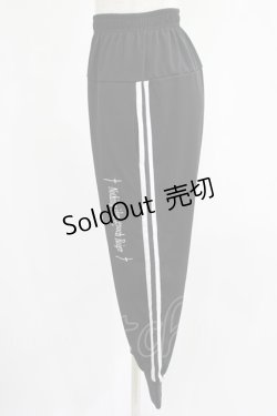 画像2: NieR Clothing / サルエルジャージパンツ  黒 H-25-07-01-019-PU-PA-KB-ZH