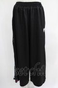 NieR Clothing / 2WAY SIDE ZIP WIDE PANTS  黒 H-25-07-01-020-PU-PA-KB-ZH