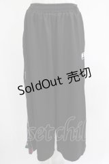 NieR Clothing / 2WAY SIDE ZIP WIDE PANTS  黒 H-25-07-01-020-PU-PA-KB-ZH