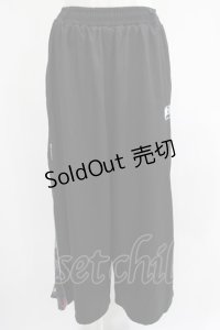 NieR Clothing / 2WAY SIDE ZIP WIDE PANTS  黒 H-25-07-01-020-PU-PA-KB-ZH