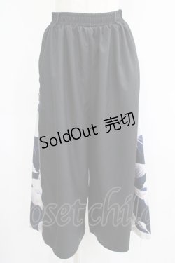 画像1: NieR Clothing / 2WAY SIDE ZIP WIDE PANTS  黒 H-25-07-01-021-PU-PA-KB-ZH