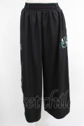 NieR Clothing / 2WAY SIDE ZIP WIDE PANTS  黒 H-25-07-01-022-PU-PA-KB-ZH