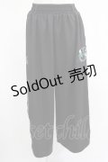 NieR Clothing / 2WAY SIDE ZIP WIDE PANTS  黒 H-25-07-01-022-PU-PA-KB-ZH