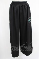 NieR Clothing / 2WAY SIDE ZIP WIDE PANTS  黒 H-25-07-01-022-PU-PA-KB-ZH
