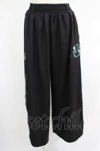 NieR Clothing / 2WAY SIDE ZIP WIDE PANTS  黒 H-25-07-01-022-PU-PA-KB-ZH