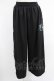 画像1: NieR Clothing / 2WAY SIDE ZIP WIDE PANTS  黒 H-25-07-01-022-PU-PA-KB-ZH (1)