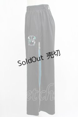 画像2: NieR Clothing / 2WAY SIDE ZIP WIDE PANTS  黒 H-25-07-01-022-PU-PA-KB-ZH