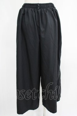 画像3: NieR Clothing / 2WAY SIDE ZIP WIDE PANTS  黒×緑 H-25-07-01-023-PU-PA-KB-ZH