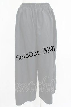 画像3: NieR Clothing / 2WAY SIDE ZIP WIDE PANTS  黒×緑 H-25-07-01-023-PU-PA-KB-ZH