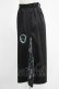 画像2: NieR Clothing / 2WAY SIDE ZIP PANTS  黒 H-25-07-01-024-PU-PA-KB-ZH (2)