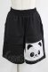画像1: NieR Clothing / PANDA HALF PANTS  黒 H-25-07-01-026-PU-PA-KB-ZH (1)