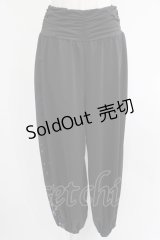 NieR Clothing / サイド切替パンツ  黒 H-25-07-01-027-PU-PA-KB-ZH