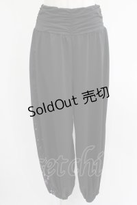 NieR Clothing / サイド切替パンツ  黒 H-25-07-01-027-PU-PA-KB-ZH